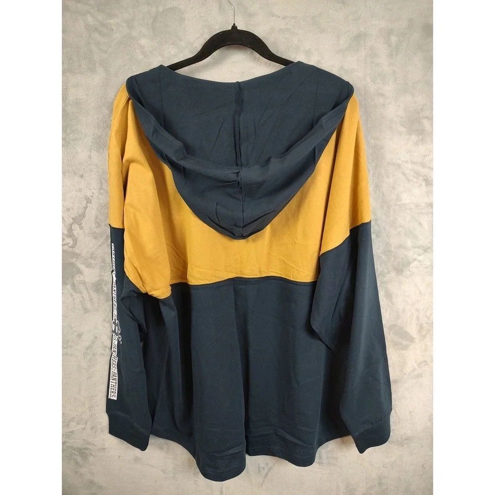 Pressbox Pitt Panthers Hoodie Youth Size L Gold Navy Blue Athletic‎ Pullover